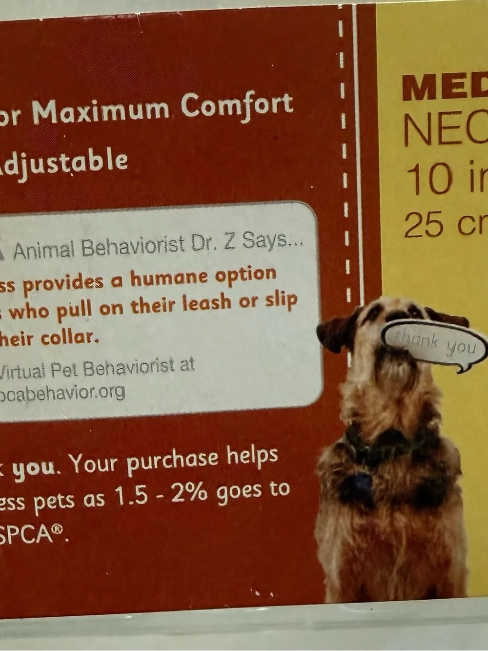 ASPCA anti-pull mesh harness